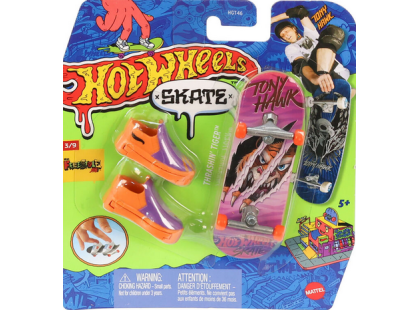 Mattel Hot Wheels fingerboard a boty 10,5 cm Thrashin tiger Mattel Hot Wheels fingerboard a boty 10,5 cm Thrashin tiger