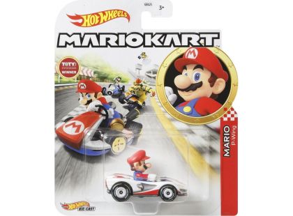 Mattel Hot Wheels Mario Kart angličák Mario
