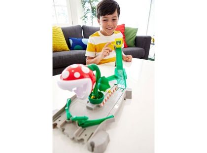 Mattel Hot Wheels Mario Kart závodní dráha odplata GFY47 Piranha Plant Slide