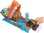 Mattel Hot Wheels Monster trucks aréna závodní výzva herní set Treasure Chomp Challenge 3