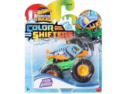 Mattel Hot Wheels Monster Trucks Color Shifters 9 cm Piran-Ahhh