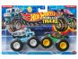 Mattel Hot Wheels Monster trucks demoliční duo Bionic Bruiser a Test subject 2