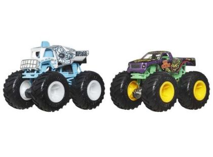 Mattel Hot Wheels Monster trucks demoliční duo Bionic Bruiser a Test subject