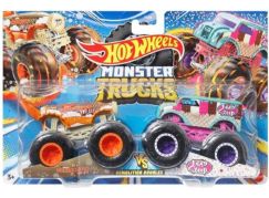 Mattel Hot Wheels Monster trucks demoliční duo Carbonator XXL Hwfloat a 1 Bad Scoop