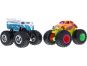 Mattel Hot Wheels Monster trucks demoliční duo Drag Bus a Volkswagen Beetle 2