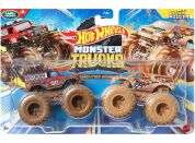 Mattel Hot Wheels Monster trucks demoliční duo Land Lover Defender a Town Hauler