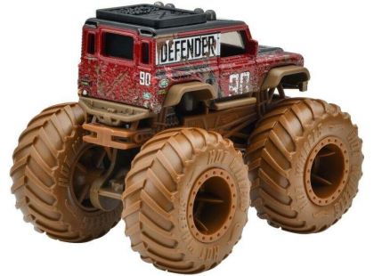 Mattel Hot Wheels Monster trucks demoliční duo Land Lover Defender a Town Hauler