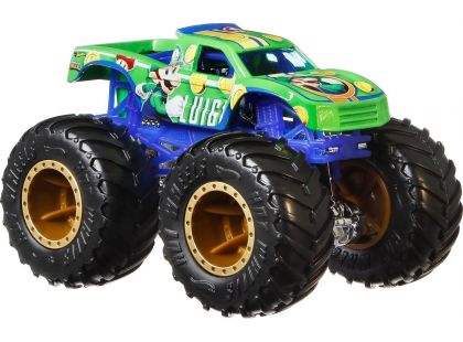 Mattel Hot Wheels Monster Trucks tematický truck 9 cm Luigi
