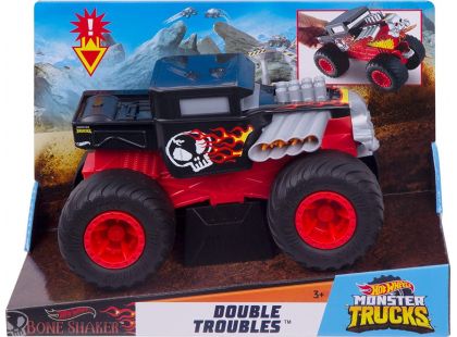 Mattel Hot Wheels monster trucks velké nesnáze Bone Shaker