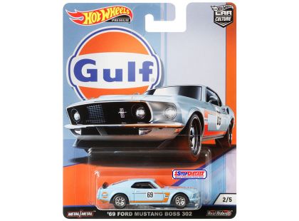 Mattel Hot Wheels prémiové auto – velikáni 69 Ford Mustang Boss 302