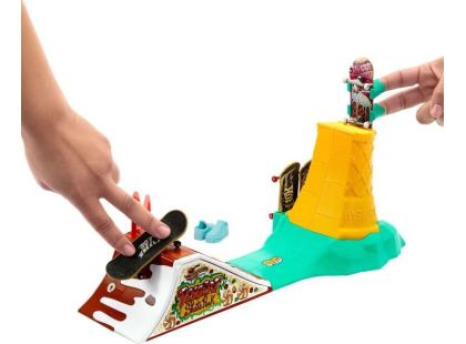 Mattel Hot Wheels Skates fingerboard skatepark herní set Dezert