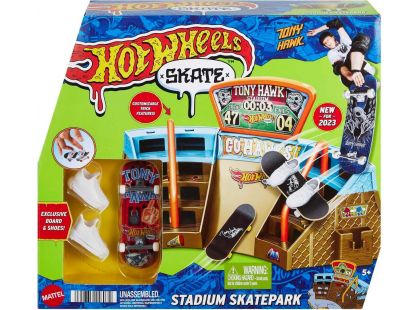 Mattel Hot Wheels Skates fingerboard skatepark herní set Stadium Skatepark