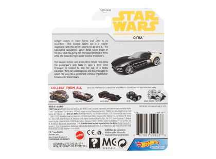 Mattel Hot Wheels tematické auto – Star Wars QI'RA