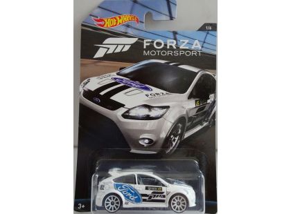 Mattel Hot Wheels tématické auto Forza racing 09 Ford Focus RS