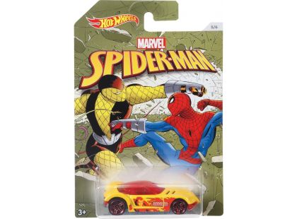 Mattel Hot Wheels tématické auto Marvel Spiderman Golden Arrow