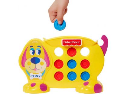 Mattel Hra pro předškoláky piškvorky s pejskem Tonym