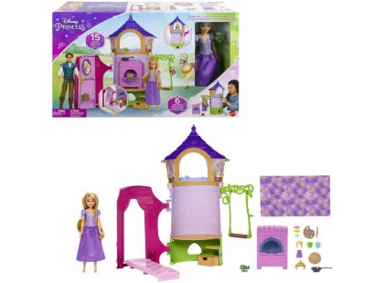 Mattel Hrací sada Věž s panenkou Popelka a princ - Poškozený obal