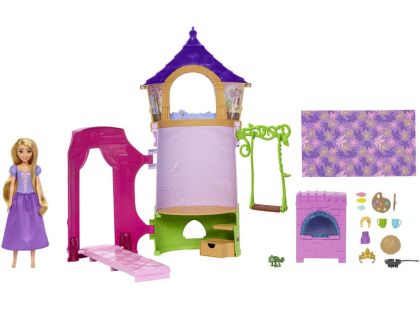 Mattel Hrací sada Věž s panenkou Popelka a princ - Poškozený obal