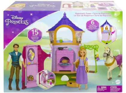 Mattel Hrací sada Věž s panenkou Popelka a princ - Poškozený obal