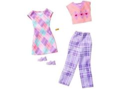 Mattel HYV06 Barbie Oblečení 2 oblečky a 2 doplňky pro panenku