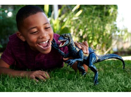 Mattel Jurassic World útočící Indoraptor se zvuky 39 cm