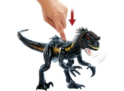 Mattel Jurassic World útočící Indoraptor se zvuky 39 cm