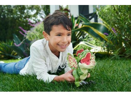 Mattel Jurassic world vystřelující Dilophosaurus se zvuky