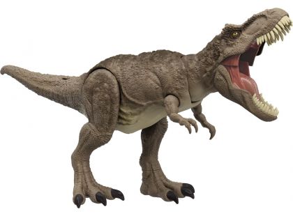 Mattel Jurassic World Zběsilý útok T-Rexe se zvuky