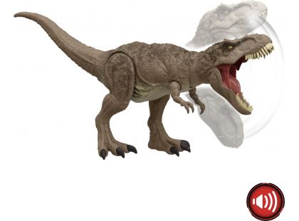 Mattel Jurassic World Zběsilý útok T-Rexe se zvuky