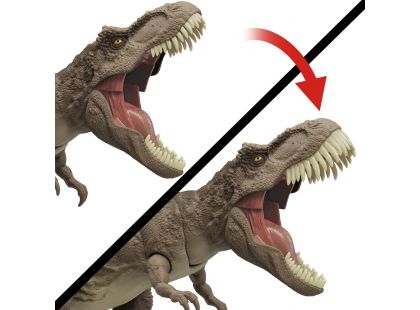 Mattel Jurassic World Zběsilý útok T-Rexe se zvuky