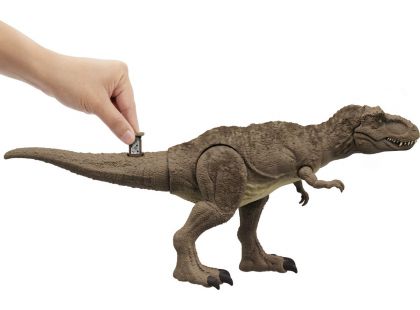 Mattel Jurassic World Zběsilý útok T-Rexe se zvuky