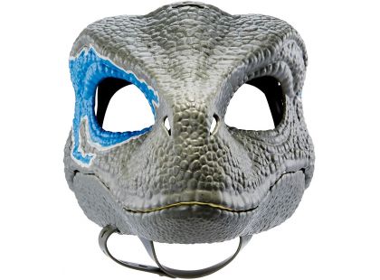 Mattel Jurský svět dino maska Velociraptor Blue