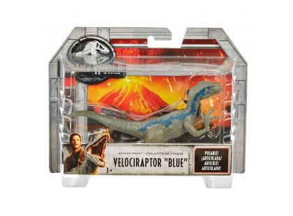 Mattel Jurský svět Dino predátoři Velociraptor Blue