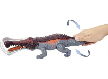 Mattel Jurský svět dinosauři v pohybu Sarcosuchus