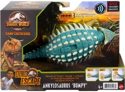 Mattel Jurský svět ohlušující útok Ankylosaurus  Bumpy
