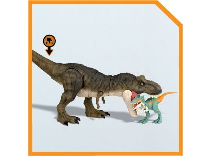 Mattel Jurský svět Tyrannosaurus Rex se zvuky - Poškozený obal