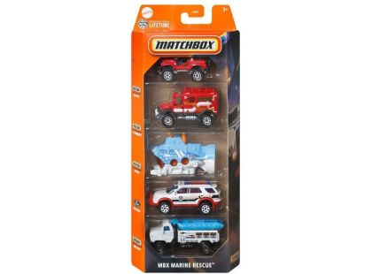 Mattel Matchbox Angličák 5ks MBX Marine Rescue