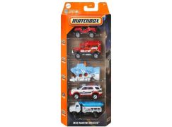 Mattel Matchbox Angličák 5ks MBX Marine Rescue