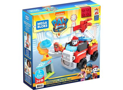 Mattel Mega Bloks Tlapková patrola Marshallův hasičský vůz
