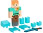 Mattel Minecraft 8 cm figurka Alex Diamond Armor s mečem 5
