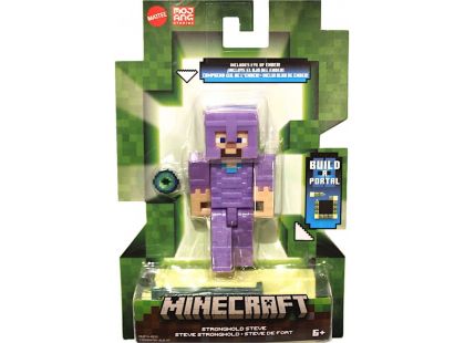 Mattel Minecraft 8 cm figurka Build a Portal Stronghold Steve