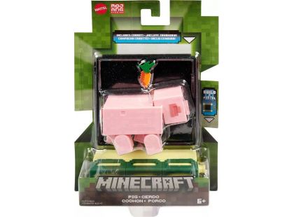 Mattel Minecraft 8 cm figurka Build a Portal Prase