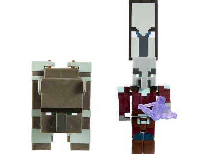 Mattel Minecraft 8 cm figurka dvojbalení Raid Captain and Ravager