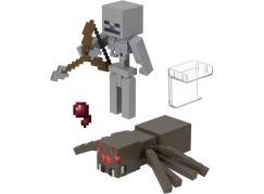 Mattel Minecraft 8 cm figurka dvojbalení Skeleton and Spider Jockey - Poškozený obal