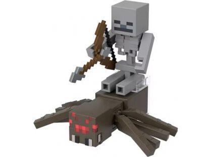 Mattel Minecraft 8 cm figurka dvojbalení Skeleton and Spider Jockey