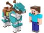 Mattel Minecraft 8 cm figurka dvojbalení Steve and Armored Horse - Poškozený obal 2