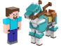 Mattel Minecraft 8 cm figurka dvojbalení Steve and Armored Horse - Poškozený obal 3