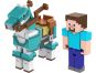 Mattel Minecraft 8 cm figurka dvojbalení Steve and Armored Horse - Poškozený obal 4