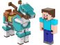 Mattel Minecraft 8 cm figurka dvojbalení Steve and Armored Horse 2