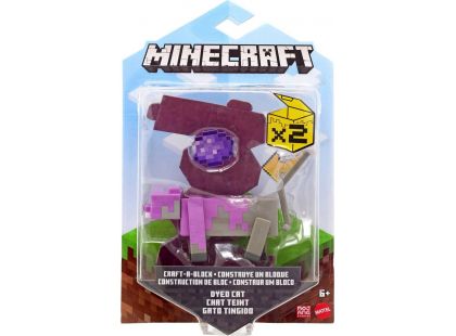 Mattel Minecraft 8 cm figurka Dyed Cat
